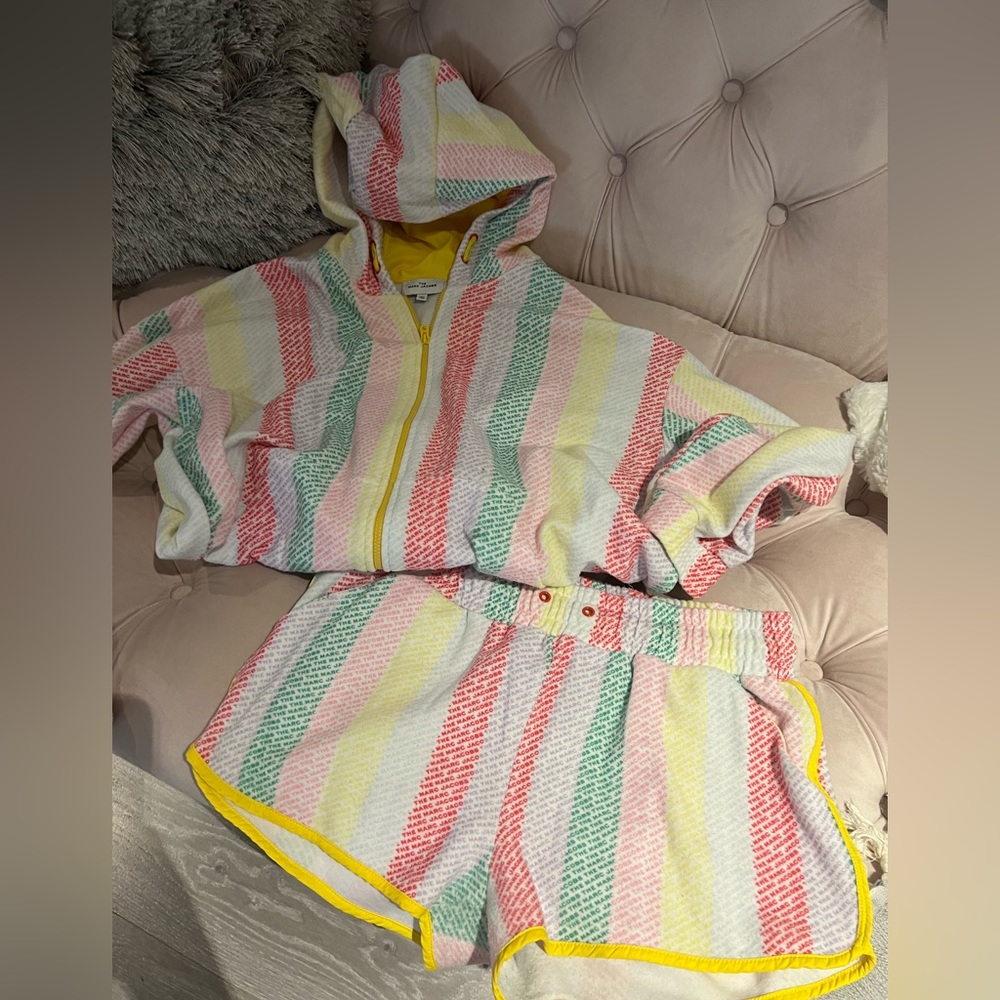 Marc Jacobs Hoodie and shorts set w/ flats